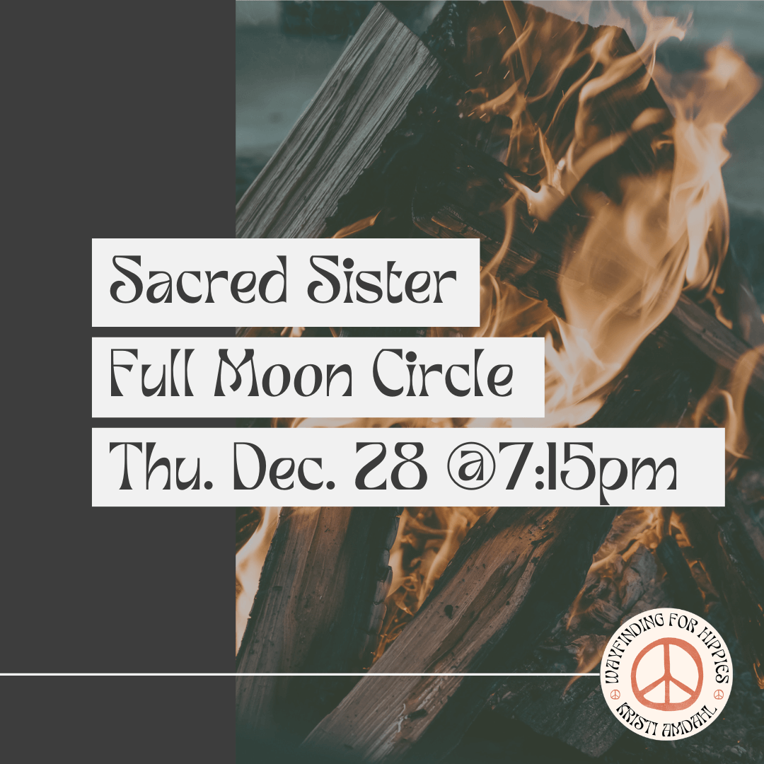 Sacred Sister Full Moon Circle happening on December 28, 2023.