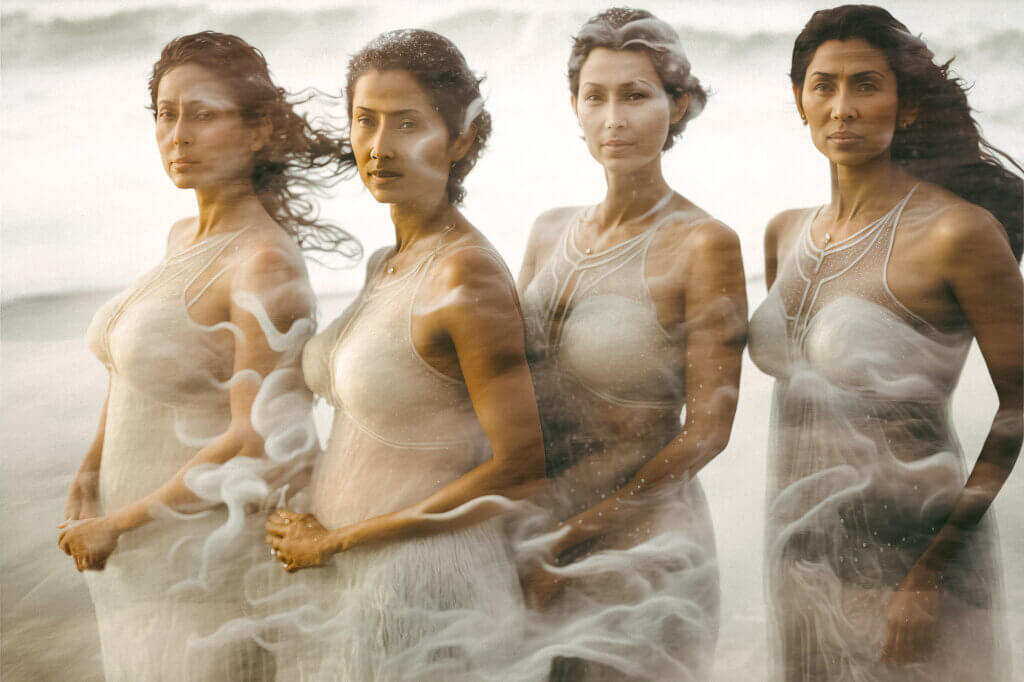 Four ethereal-looking women